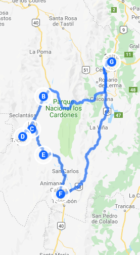 mapa de humahuaca